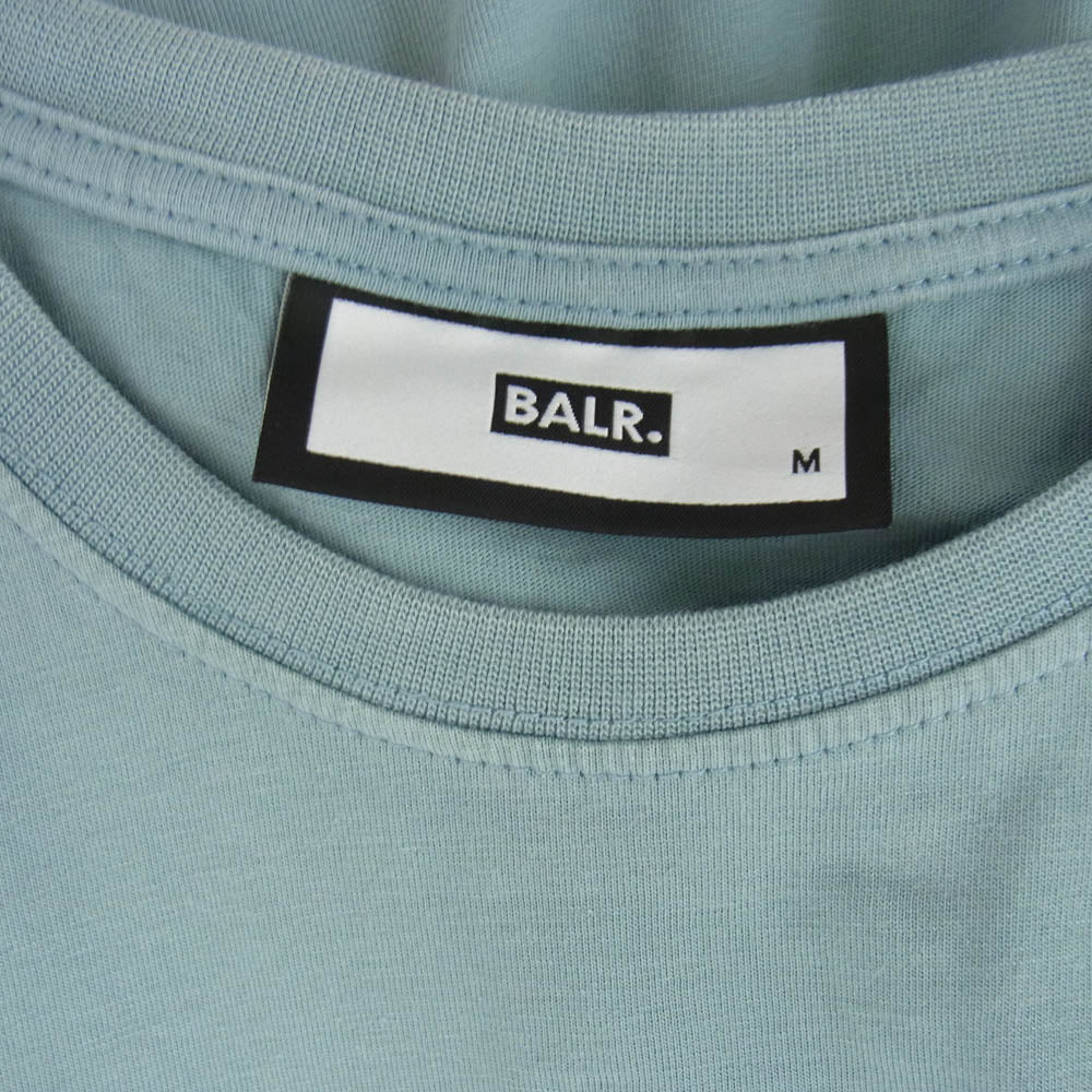 ボーラー ブランド ロゴ 半袖 Tシャツ ライトグレイッシュブルー系 M【中古】