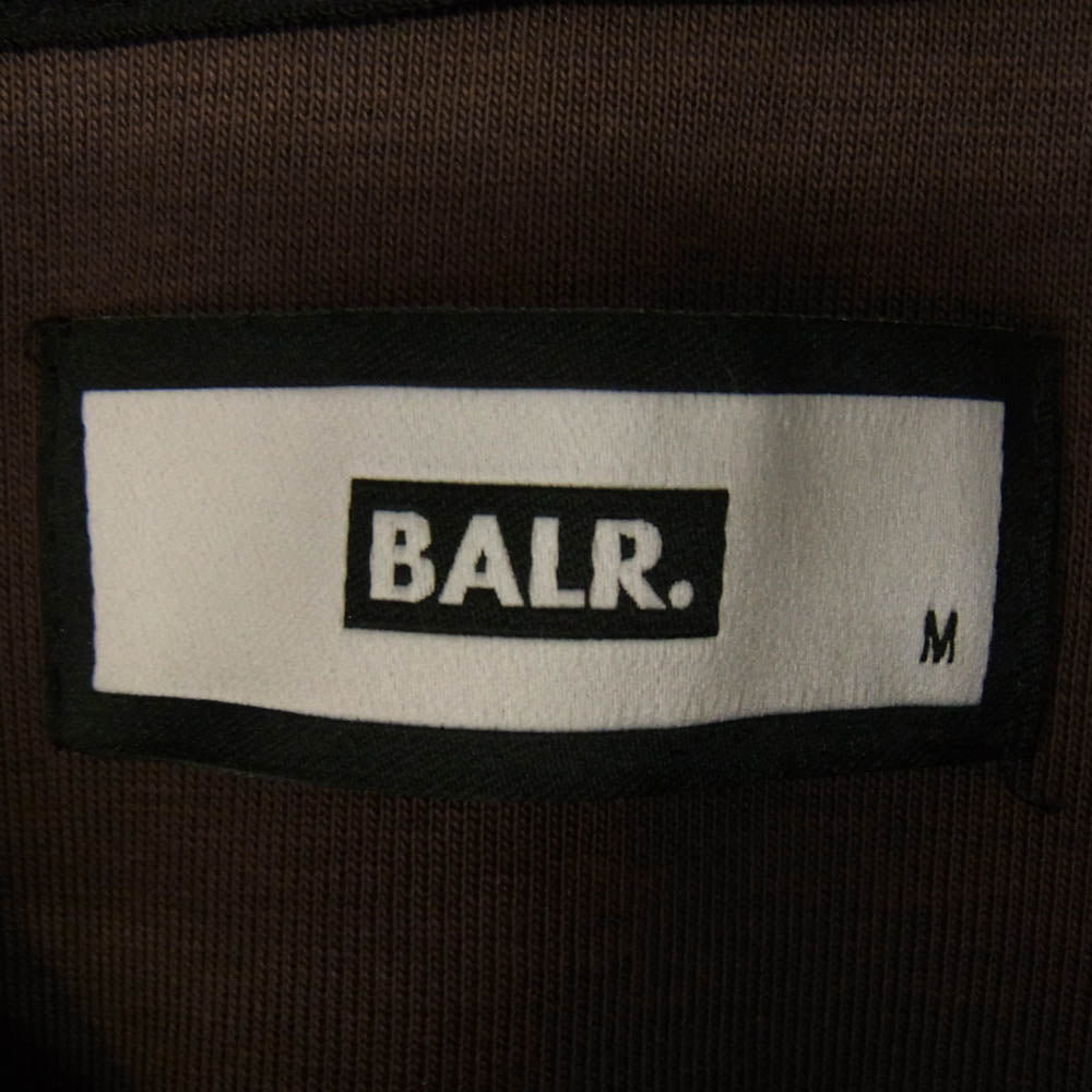 ボーラー ロゴデザイン サイドジップ プルオーバー パーカー ブラウン系 M【中古】