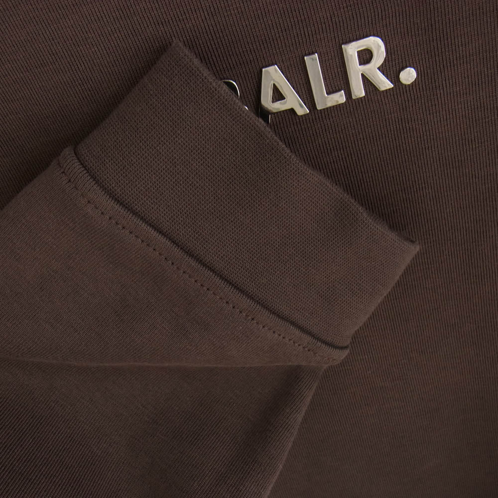 ボーラー ロゴデザイン サイドジップ プルオーバー パーカー ブラウン系 M【中古】