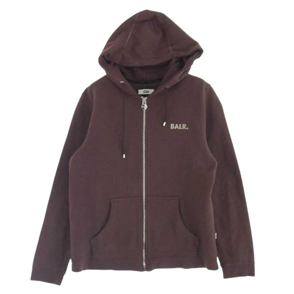 ボーラー ブランド ロゴ ジップアップ フーディー ブラウン ブラウン系 M【中古】
