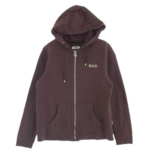 ボーラー ブランド ロゴ ジップアップ フーディー ブラウン ブラウン系 M【中古】