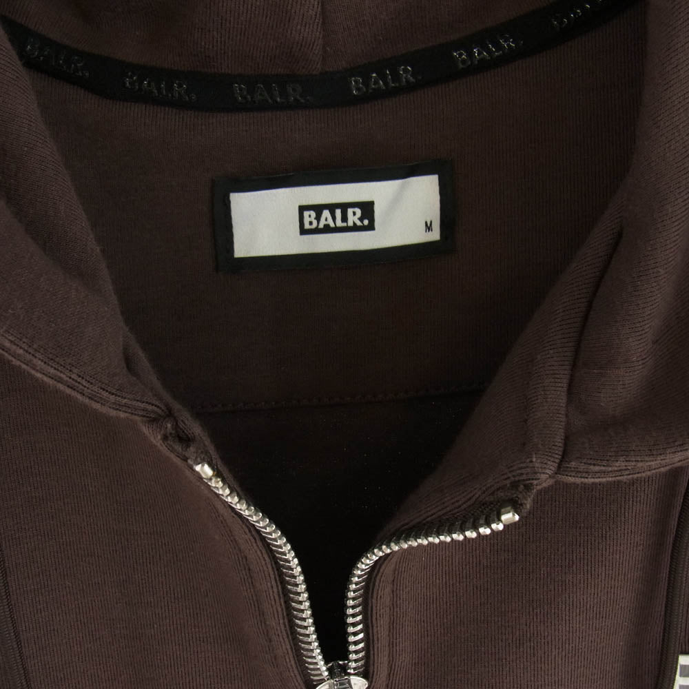ボーラー ブランド ロゴ ジップアップ フーディー ブラウン ブラウン系 M【中古】