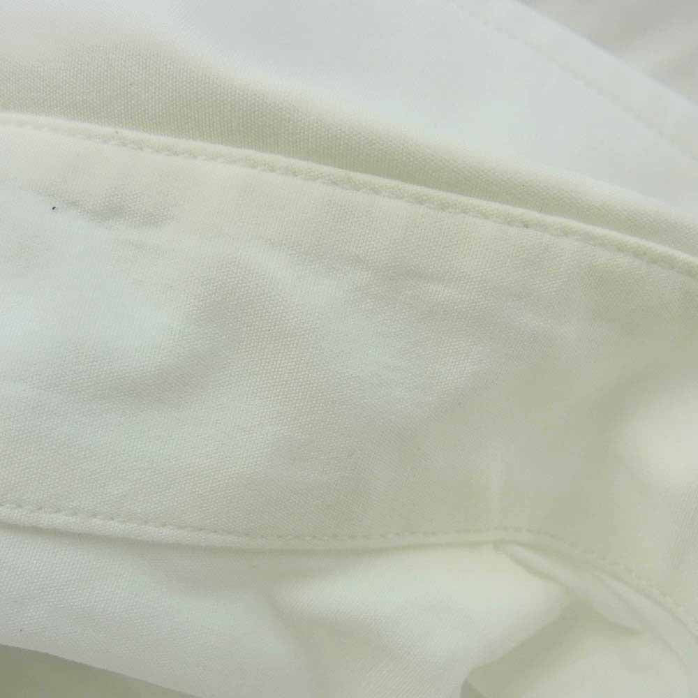 MAISON MARGIELA メゾンマルジェラ 19AW S50DL0400 S43001 10ライン ポケット ストライプ切替 長袖 シャツ ホワイト系 41【中古】