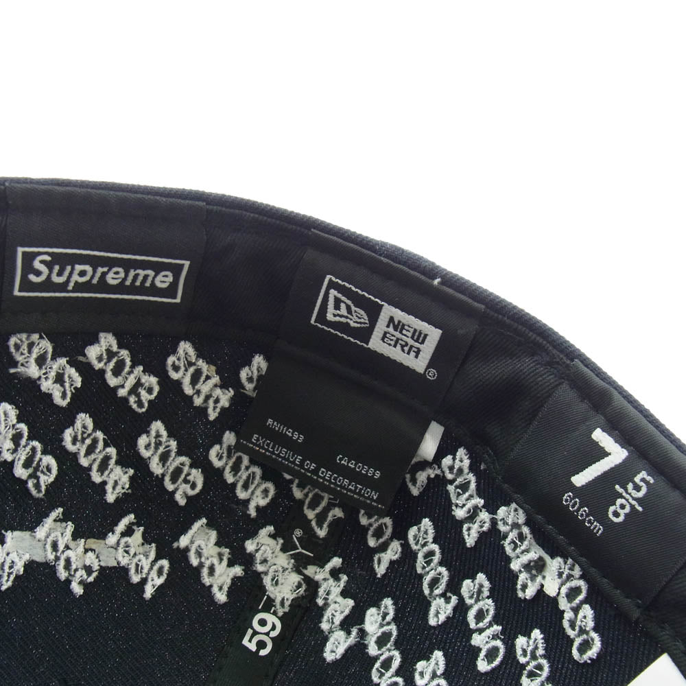 Supreme シュプリーム 21SS × NEW ERA ニューエラ Champions Box Logo Navy チャンピオン ボックスロゴ キャップ ダークネイビー系【中古】