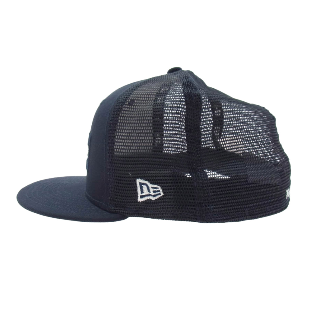 Supreme シュプリーム 23SS × NEW ERA ニューエラ box logo mesh cap Navy ボックス ロゴ メッシュ キャップ ダークネイビー系【中古】