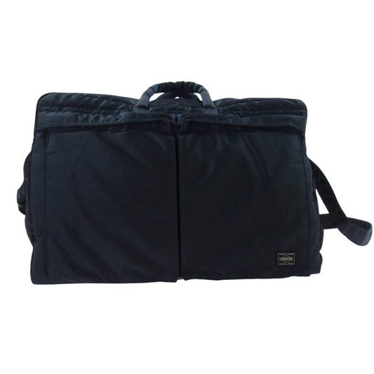 HEAD PORTER ヘッドポーター TANKER タンカー 2WAY ショルダー ボストンバッグ ネイビー系【美品】【中古】