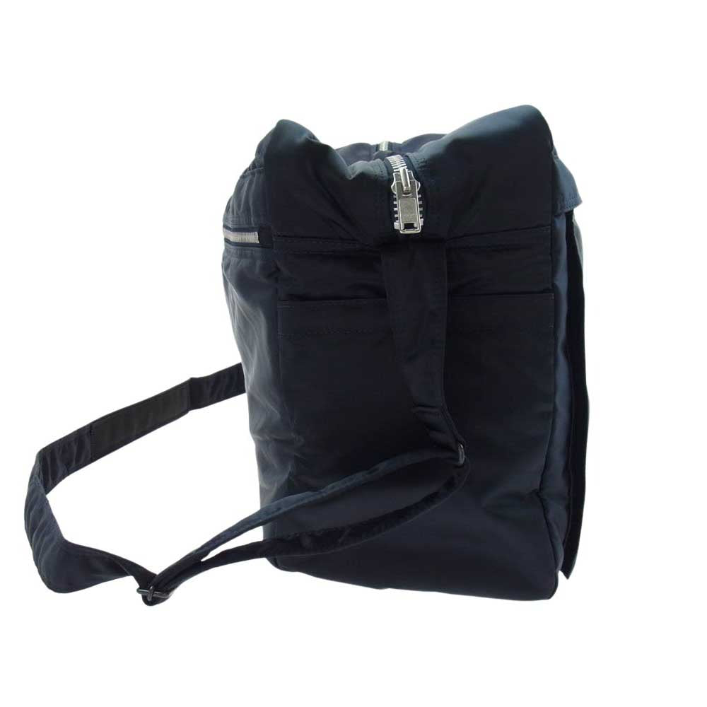 HEAD PORTER ヘッドポーター TANKER タンカー 2WAY ショルダー ボストンバッグ ネイビー系【美品】【中古】