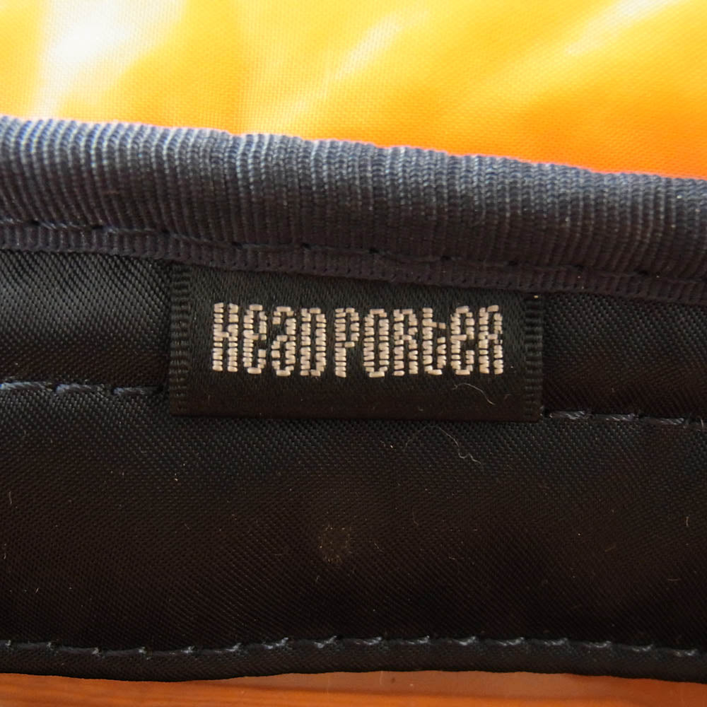HEAD PORTER ヘッドポーター TANKER タンカー 2WAY ショルダー ボストンバッグ ネイビー系【美品】【中古】