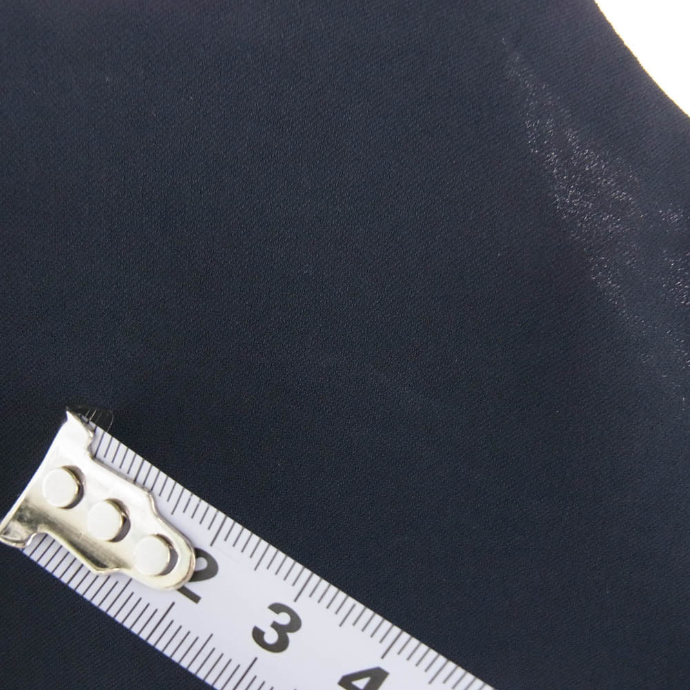 theory セオリー 03-5308232 Vネック レイヤード ブラウス 長袖 ダークネイビー系 40【中古】