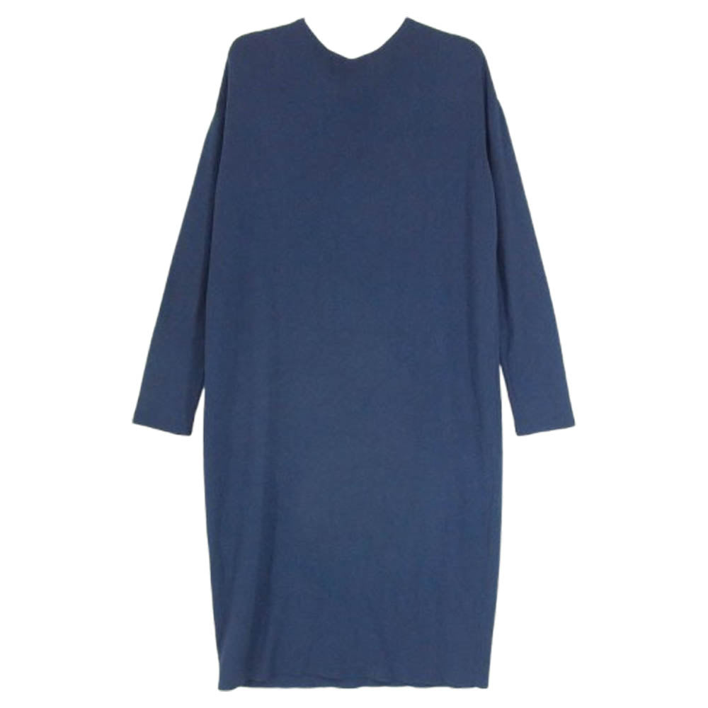 theory セオリー 03-6105742 luxe リュクス 03-6105742 Vネック ニット ワンピース ネイビー系 38【中古】