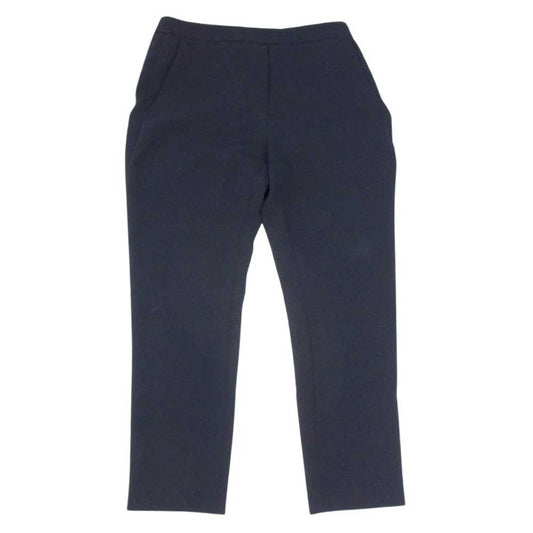 theory セオリー 01-2306400-895-702 ジョガー 無地 トリアセテート ポリエステル テーパード パンツ ネイビー系 2【中古】