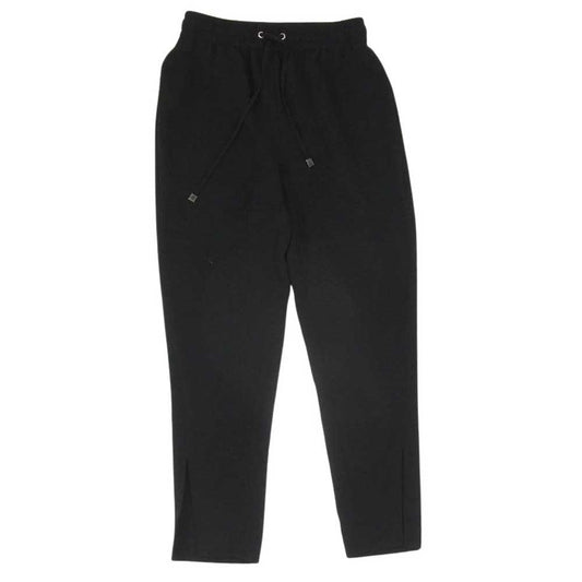 theory セオリー 01-1106402-050-698 CLASSIC CREPE サイドスリット ジョガー テーパード パンツ ブラック系 00【中古】