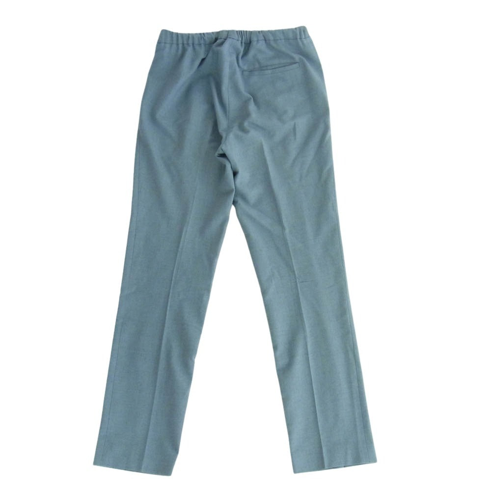 theory セオリー 10-1304115-855-702 ウール ノーカラー ジャケット テーパード パンツ セットアップ ブルー系 2【中古】