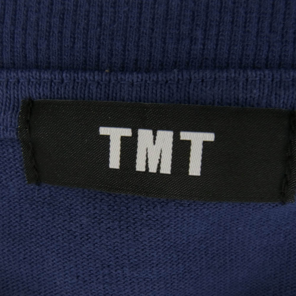 TMT ティーエムティー 24SS TCS-S24SP01 DRY COTTON JERSEY STANDARD L/STEE ロゴプリント ロングスリーブカットソー 長袖 ブルー系 L【中古】