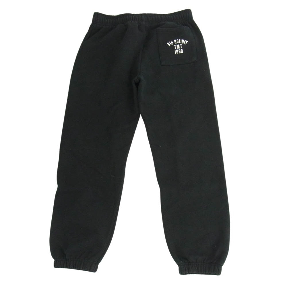 TMT ティーエムティー 23SS TPT-S23SP02 ロゴプリント スウェットパンツ ブラック系 L【中古】