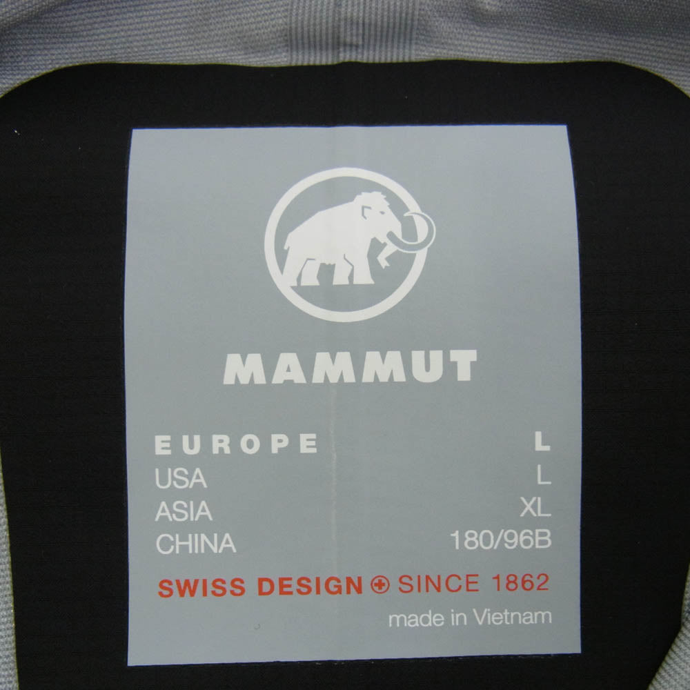 Mammut マムート 1010-31350 Masao Light Rain-Suit AF マサオ ライト レインスーツ ナイロンジャケット ナイロンパンツ ブラック系 XL【新古品】【未使用】【中古】