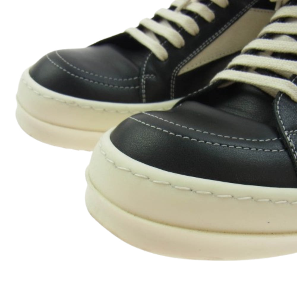Rick Owens リックオウエンス 25SS RU01E5897 国内正規品イーストランド VINTAGE SNEAKS レザー ローカット ヴィンテージ スニーカー ブラック系 43【中古】
