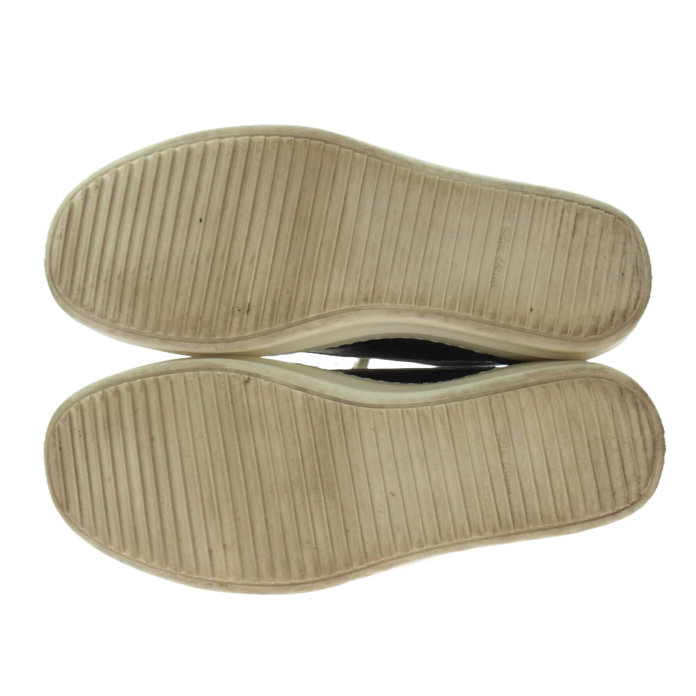 Rick Owens リックオウエンス 25SS RU01E5897 国内正規品イーストランド VINTAGE SNEAKS レザー ローカット ヴィンテージ スニーカー ブラック系 43【中古】