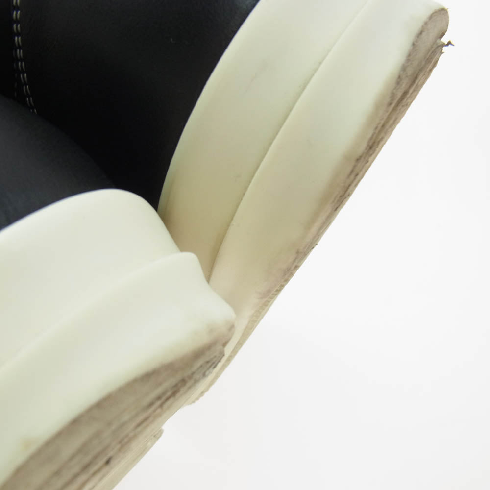 Rick Owens リックオウエンス 25SS RU01E5897 国内正規品イーストランド VINTAGE SNEAKS レザー ローカット ヴィンテージ スニーカー ブラック系 43【中古】