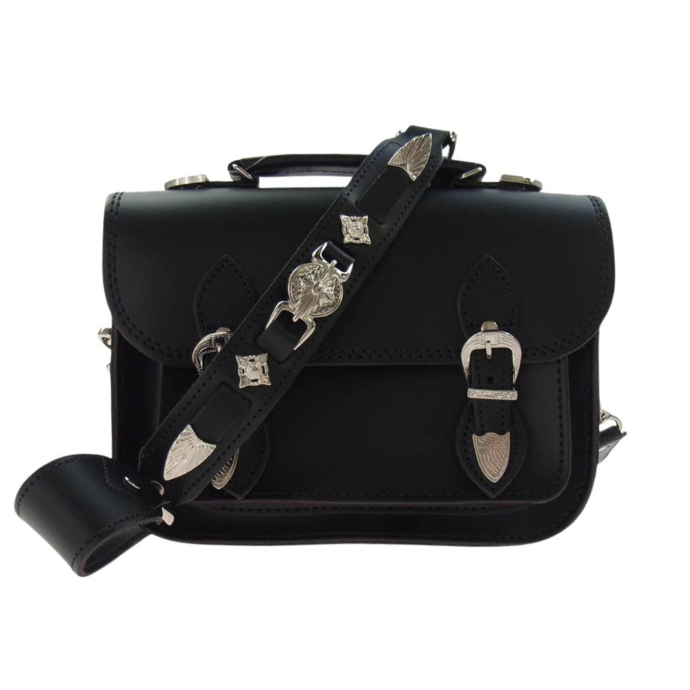 TOGA トーガ × ZATCHELS ザッチェルズ MIDI SATHEL サッチェル バッグ レザー ショルダーバッグ ブラック系【極上美品】【中古】