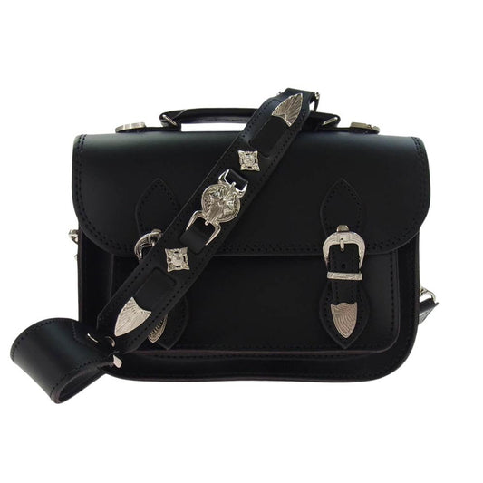 TOGA トーガ × ZATCHELS ザッチェルズ MIDI SATHEL サッチェル バッグ レザー ショルダーバッグ ブラック系【極上美品】【中古】
