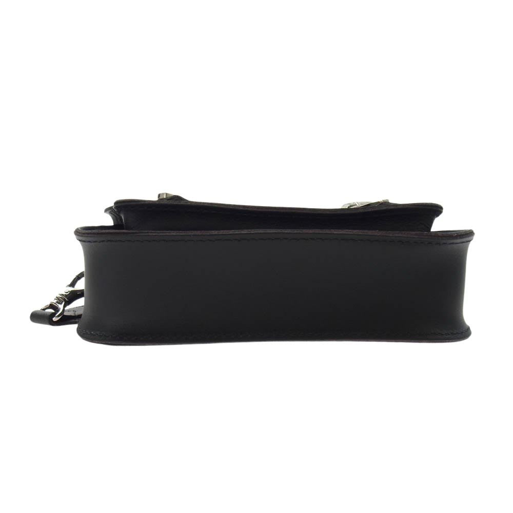 TOGA トーガ × ZATCHELS ザッチェルズ MIDI SATHEL サッチェル バッグ レザー ショルダーバッグ ブラック系【極上美品】【中古】
