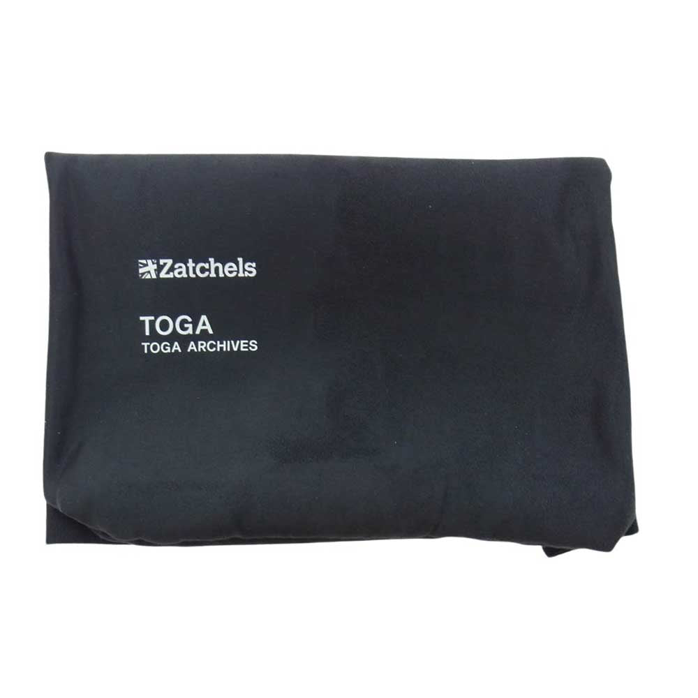 TOGA トーガ × ZATCHELS ザッチェルズ MIDI SATHEL サッチェル バッグ レザー ショルダーバッグ ブラック系【極上美品】【中古】