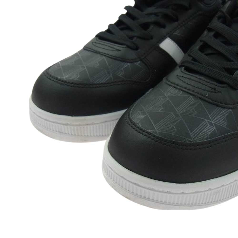 LACOSTE ラコステ T-CLIP SET 224 1 SMA コートシューズ レザー スニーカー ブラック系 27cm【中古】