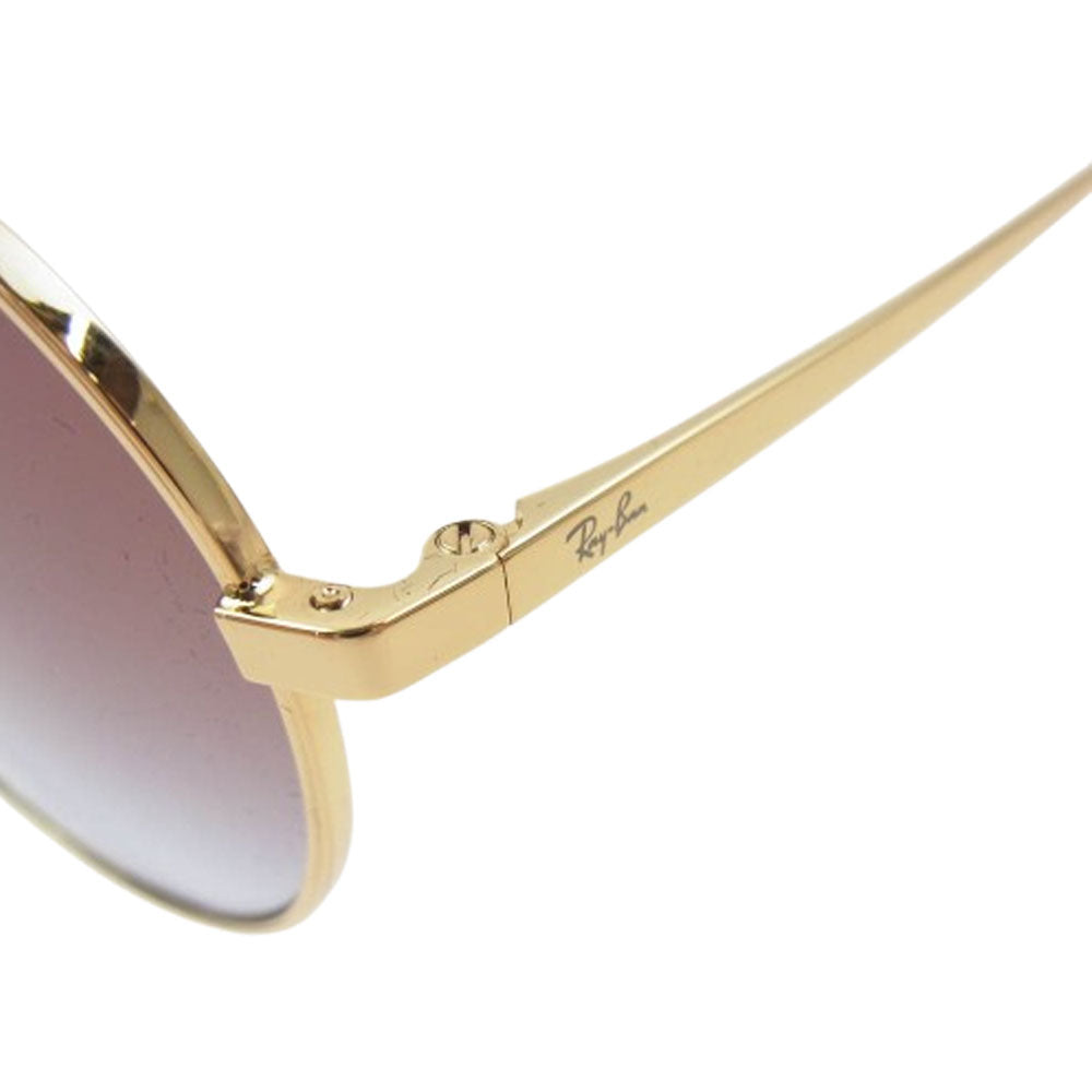Ray-Ban レイバン RB3612D ラウンド カラーレンズ サングラス アイウェア フレーム：ゴールド 56□19　145【中古】