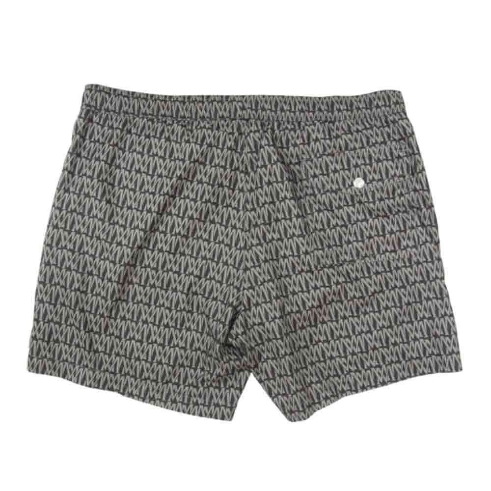 MONCLER モンクレール J10912C00001 597DA モンクレールジャパンタグ 総柄 ナイロン ハーフパンツ ショーツ ブラック系 XL【中古】