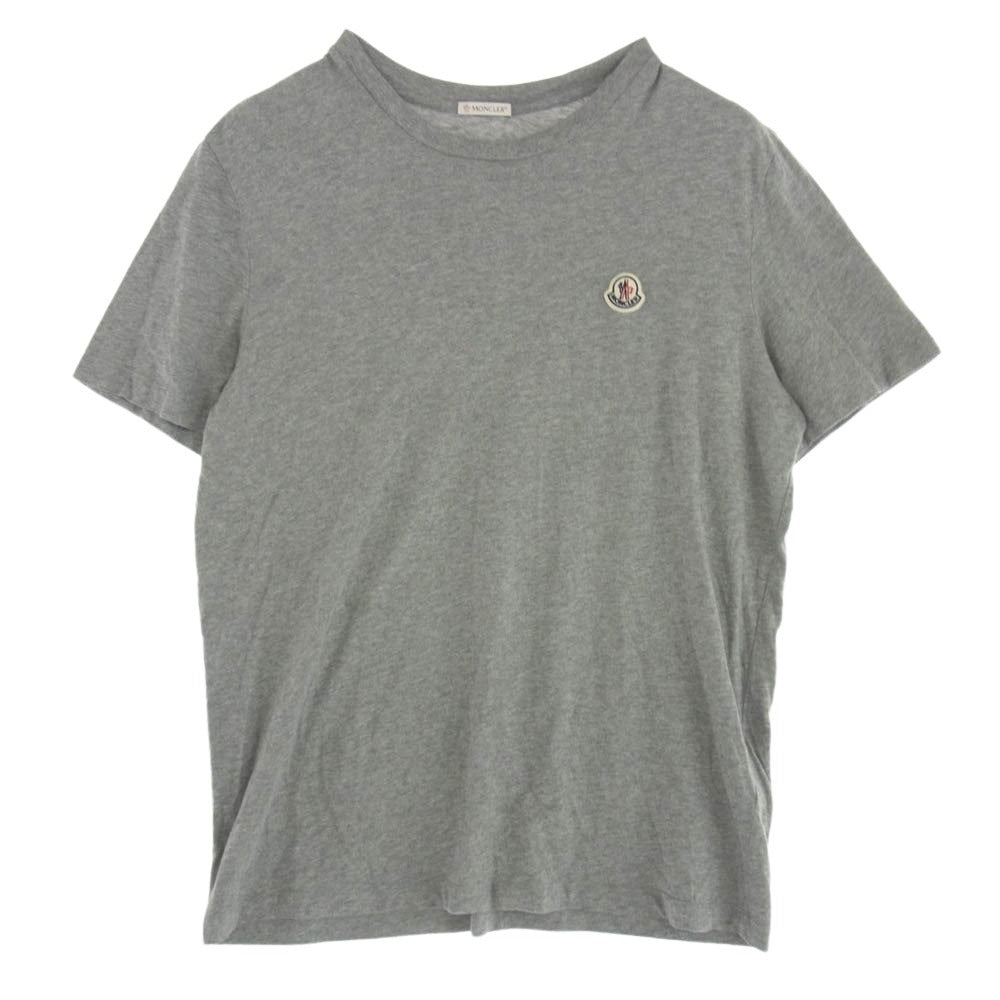 MONCLER モンクレール H20918C00028 829H8 モンクレールジャパンタグ SS TSHIRT 3 PACK ロゴワッペン Tシャツ 半袖 グレー系 XL【中古】