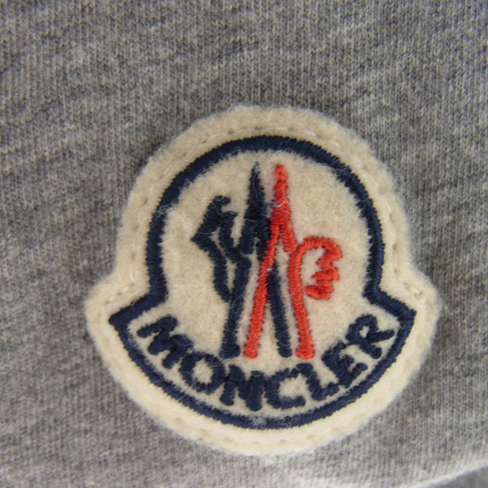 MONCLER モンクレール H20918C00028 829H8 モンクレールジャパンタグ SS TSHIRT 3 PACK ロゴワッペン Tシャツ 半袖 グレー系 XL【中古】