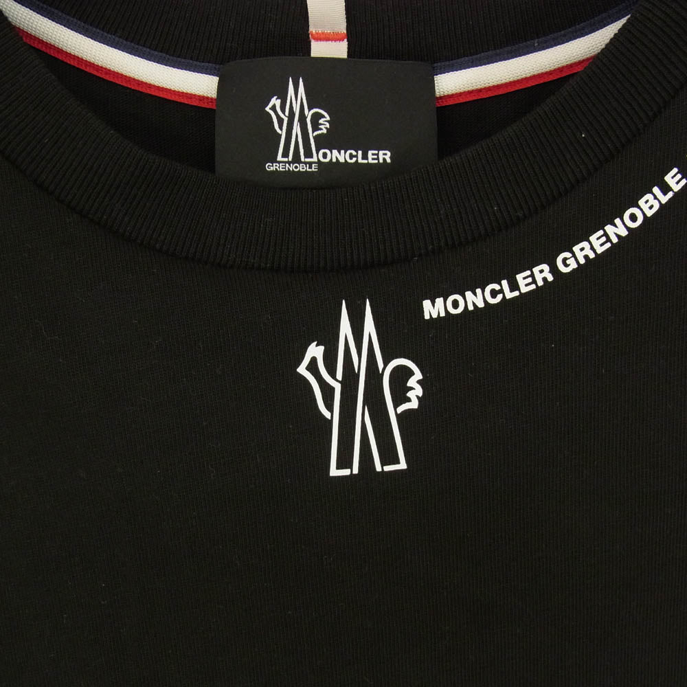 MONCLER モンクレール J20978C00002 83927 モンクレールジャパンタグ GRENOBLE グルーノーブス Tシャツ 半袖 カットソー ブラック系 XL【中古】