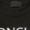MONCLER モンクレール J20918C00014 89A17 モンクレールジャパンタグ フロントロゴプリント Tシャツ 半袖 ブラック系 XL【中古】
