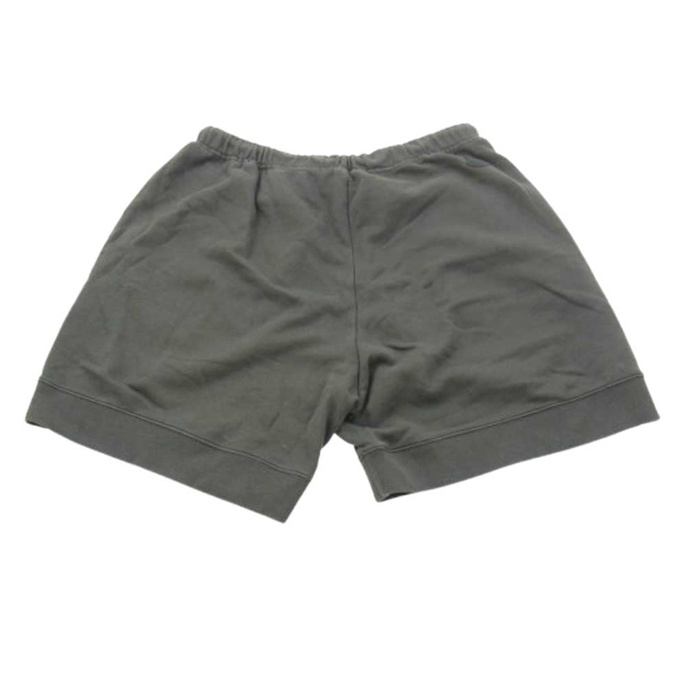 MONCLER モンクレール I10918H00019 M2327 モンクレールジャパンタグ ロゴ刺繍 スウェット ハーフパンツ ショーツ グレー系 L【中古】