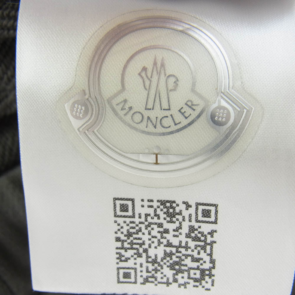 MONCLER モンクレール I10918H00019 M2327 モンクレールジャパンタグ ロゴ刺繍 スウェット ハーフパンツ ショーツ グレー系 L【中古】