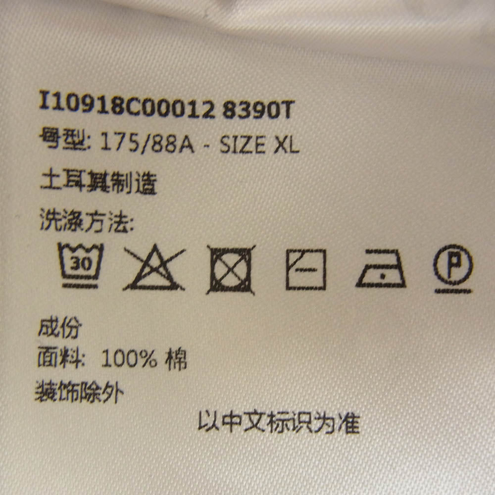 MONCLER モンクレール I10918C00012 8390T モンクレールジャパンタグ ネックロゴ Tシャツ 半袖 ブラック系 XL【中古】