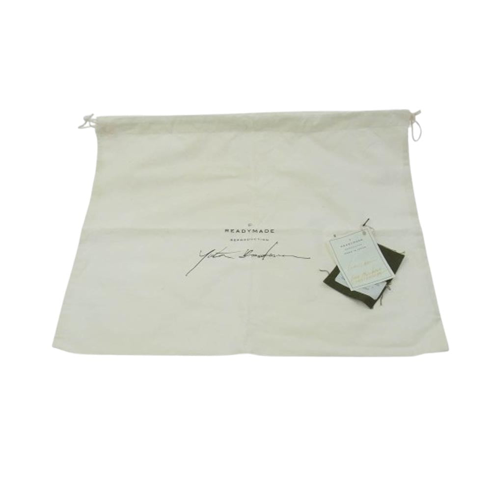 READY MADE レディメイド 18AW WAIST BAG ロゴプリント ウエストバッグ カーキ系【中古】