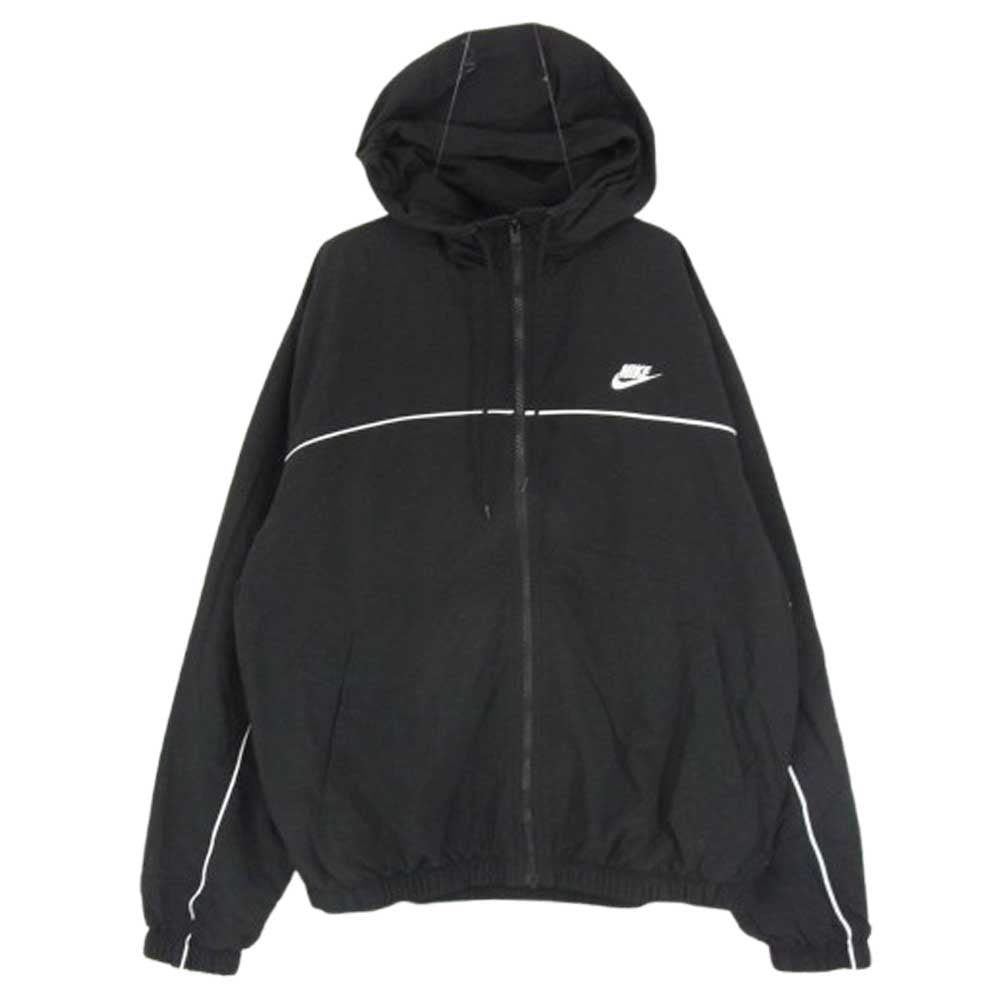 NIKE ナイキ HJ2013-010 AS CLUB ATHLETE フーディナイロン ジャケット ブラック系 M【中古】