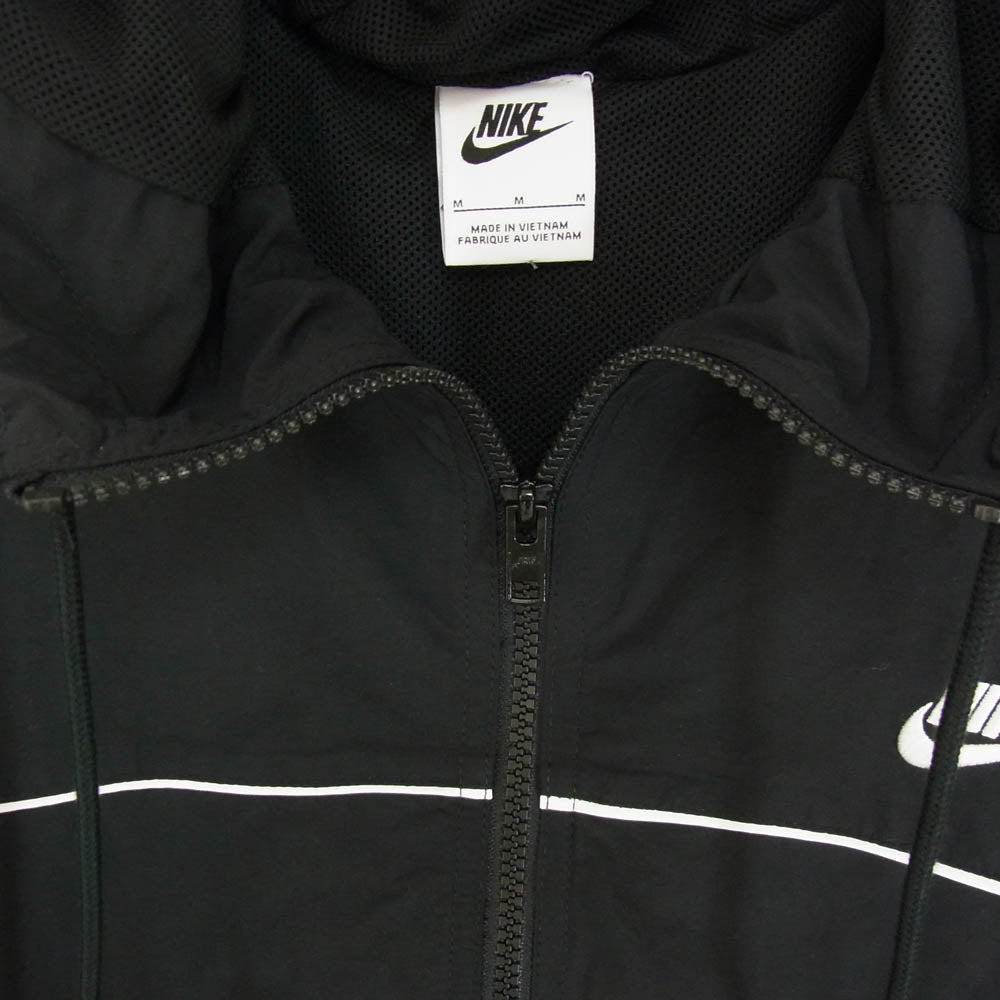 NIKE ナイキ HJ2013-010 AS CLUB ATHLETE フーディナイロン ジャケット ブラック系 M【中古】