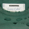 NEIGHBORHOOD ネイバーフッド 25SS 251OKNH-CSM04 SAVAGE CREWNECKーP サヴァージュ クルーネック ペイント ダメージ加工 カットソー グリーン系 XL【極上美品】【中古】