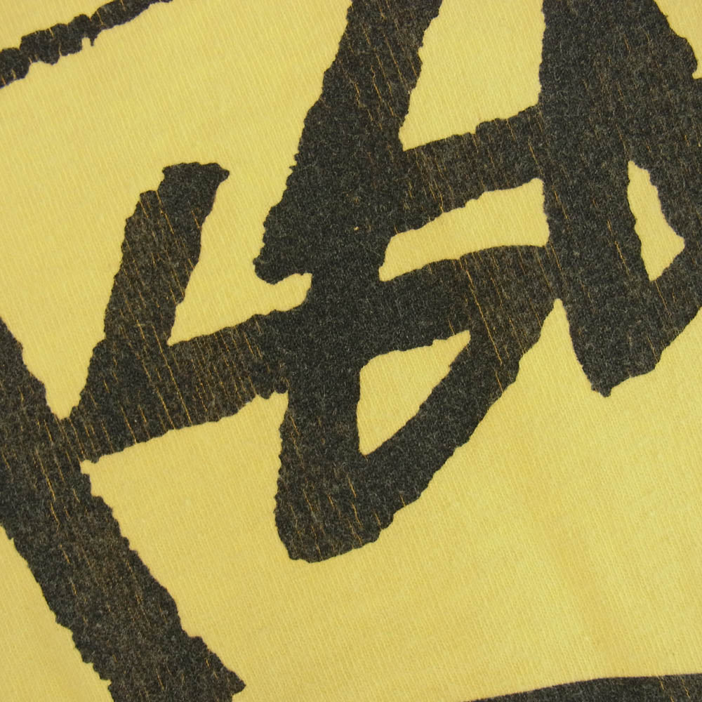STUSSY ステューシー 8 Ball S/S Tee 8ボール 半袖 Tシャツ イエロー系 XL【中古】