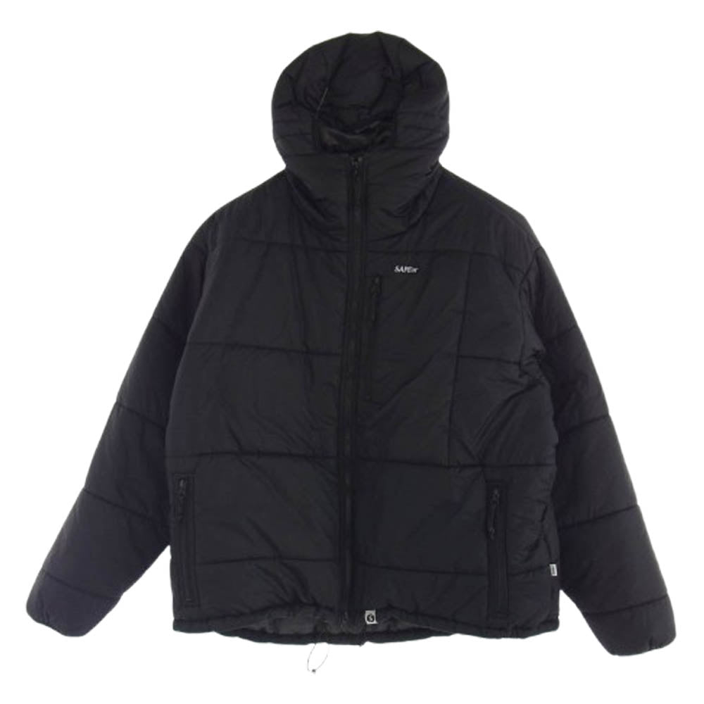 SAPEUR サプール Puff Jacket パフ 中綿 ジャケット ブラック系 XXL【中古】