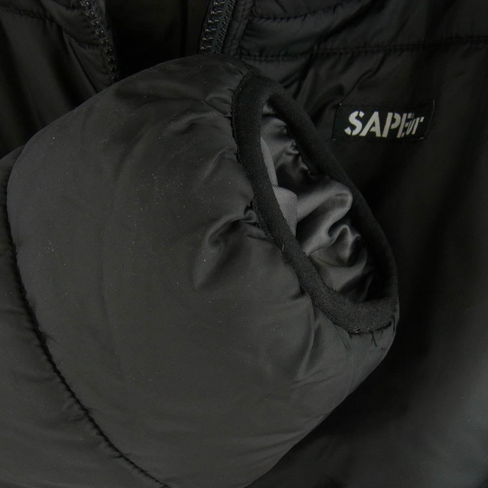 SAPEUR サプール Puff Jacket パフ 中綿 ジャケット ブラック系 XXL【中古】