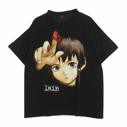 GEEKS RULE ギークスルール serial experiments lain レイン T-SHIRT vol.02 Tシャツ 半袖 ブラック系 XL【美品】【中古】