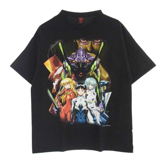 GEEKS RULE ギークスルール Neon Genesis Evangelion 新世紀エヴァンゲリオン T-Shirt Vol.03 プリント Tシャツ 半袖 ブラック系 XL【美品】【中古】