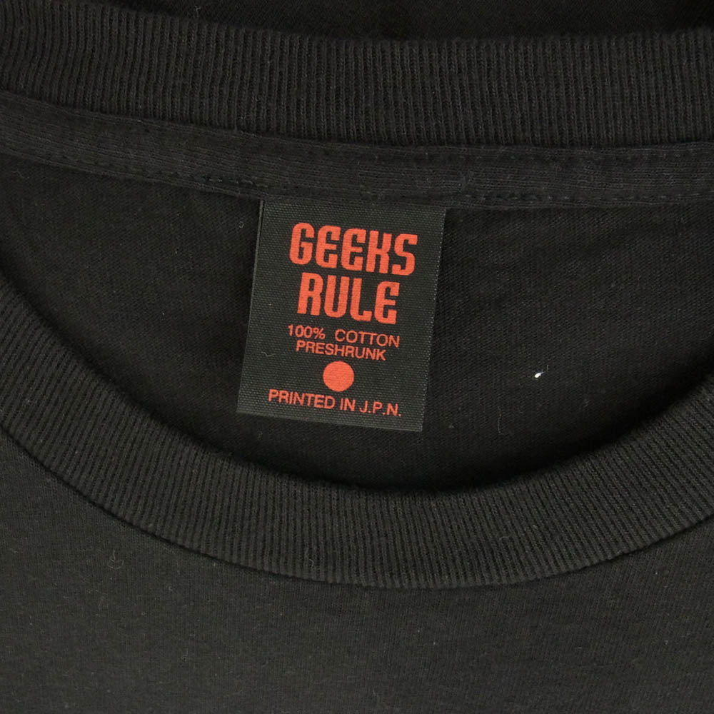 GEEKS RULE ギークスルール Neon Genesis Evangelion 新世紀エヴァンゲリオン T-Shirt Vol.03 プリント Tシャツ 半袖 ブラック系 XL【美品】【中古】