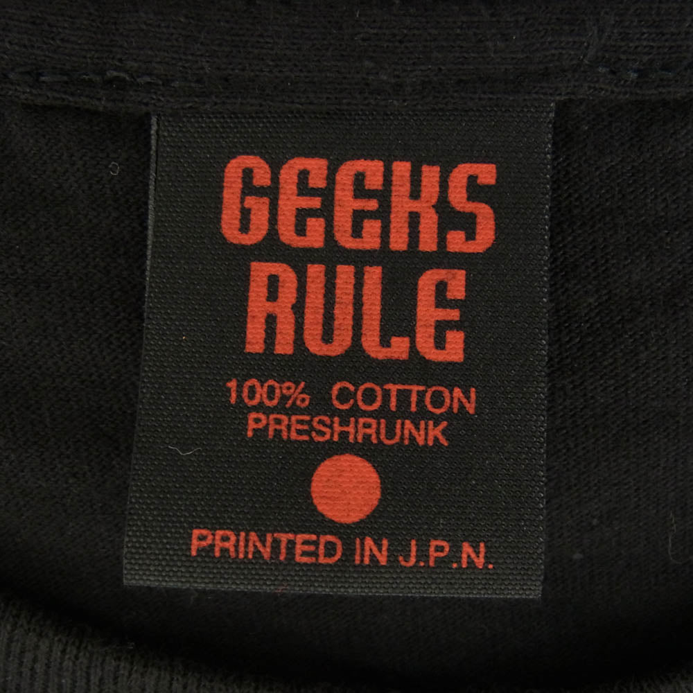 GEEKS RULE ギークスルール Neon Genesis Evangelion 新世紀エヴァンゲリオン T-Shirt Vol.03 プリント Tシャツ 半袖 ブラック系 XL【美品】【中古】
