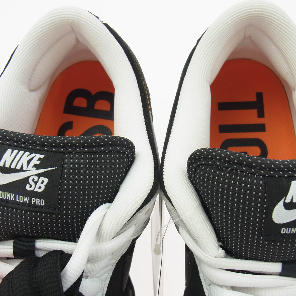 NIKE ナイキ FD2629-100 TIGHTBOOTH タイトブース SB Dunk Low Pro QS Black and White SB ダンク ロー プロ QS ブラック アンド ホワイト スニーカー ブラック系 ホワイト系 27.5cm【極上美品】【中古】