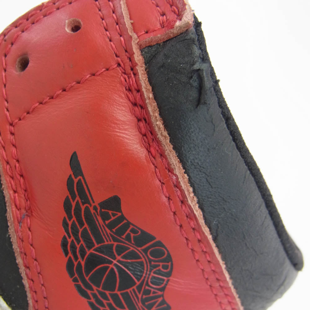 NIKE ナイキ 【観賞用】Air Jordan 1 Retro High Chicago 1994年製 AJ1 エアジョーダン 940810Y3 130207-101 ハイカット スニーカー レッド系 ブラック系 ホワイト系 27cm【中古】